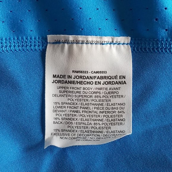 Nike Pro Dri-Fit Blue Sleeveless Racer Back Tank Top Size Small - Picture 7 of 8